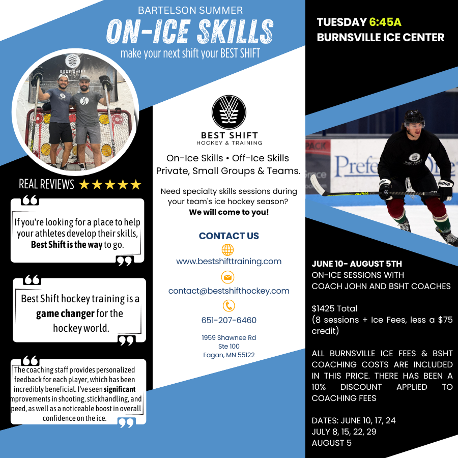 Bartelson Summer On Ice Training