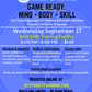 Game Ready: Mind, Body, Skill (U12/PW/U14/Bantam (Copy)